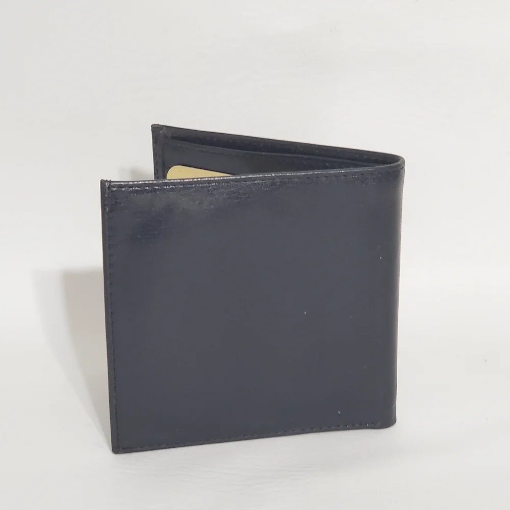 NWT Vintage Prince Gardner Brown Leather Mens Wallet Photo Holder